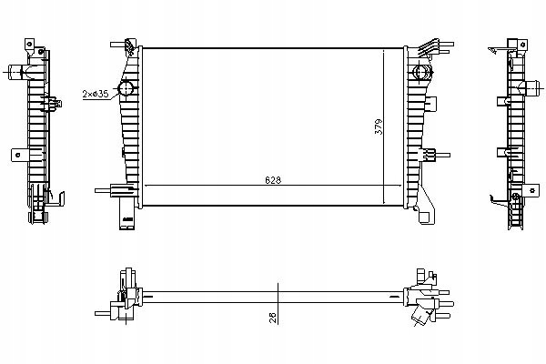фото №1, Nissens радиатор wody renault fluence 1.6 16v l3