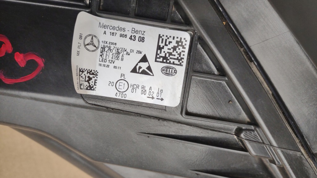 Mercedes gle 167 a167 w167 лампа ліва full led high performance 1679064308 Доставка