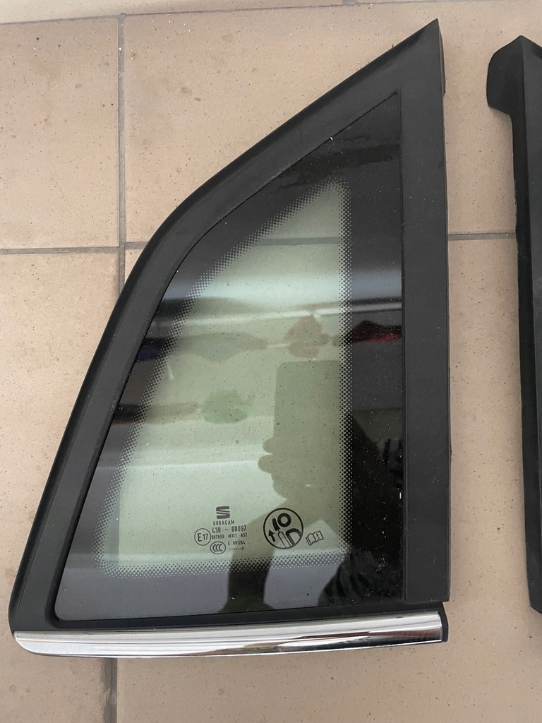 фото №5, Скло лівий задня кузовна seat ibiza v 6f хром