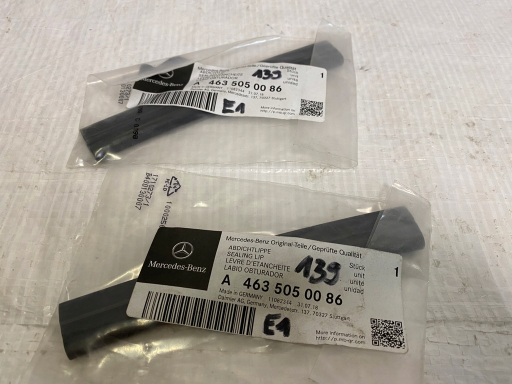 фото №6, Mercedes w463 уплотнители a4638890998