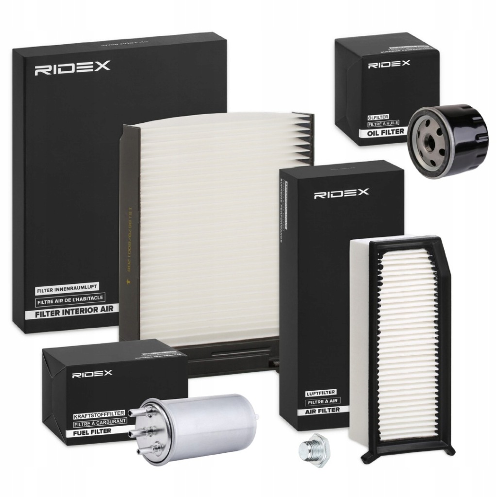 фото №1, Набір фільтрів ridex 4055f17950 do dacia duster sandero logan mcv ks