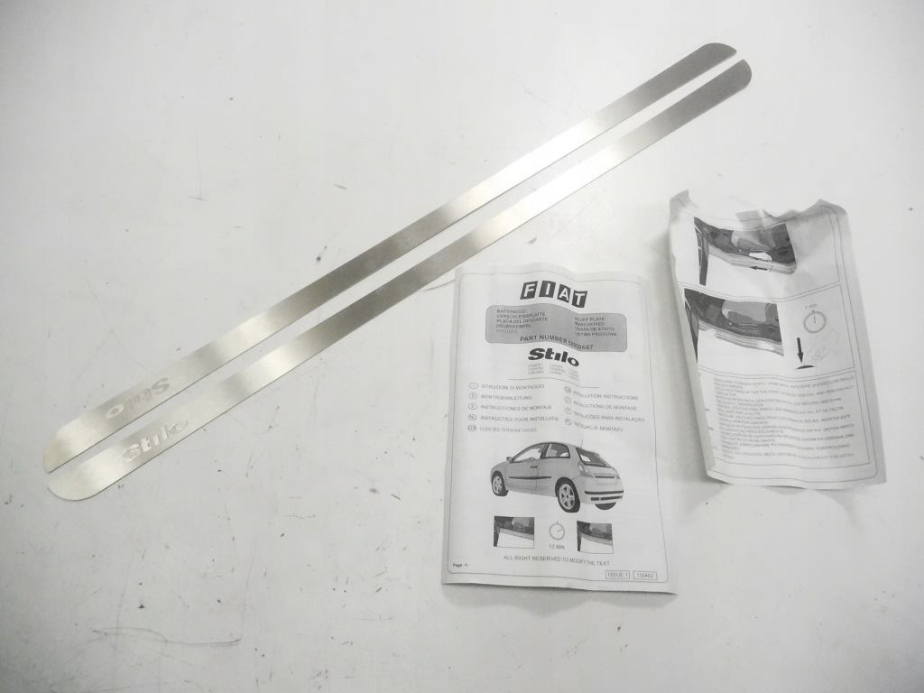 фото №3, Эмблемы накладки порог fiat stilo 2003-2007