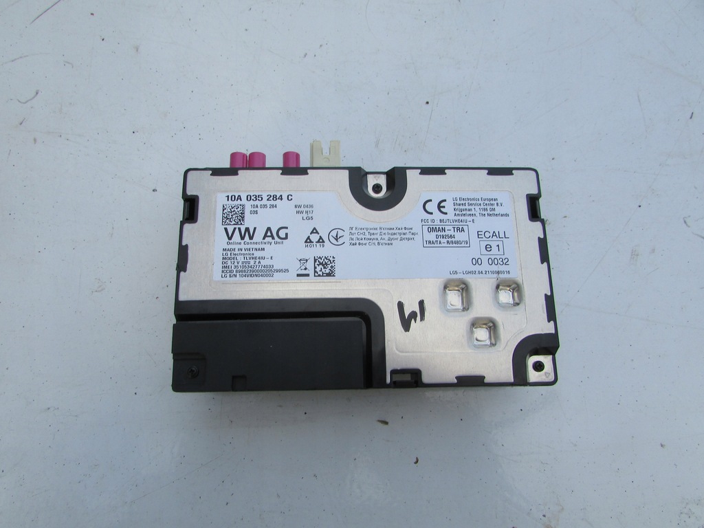 фото №1, Блок керування послуг online vw id3 id4 10a035284c