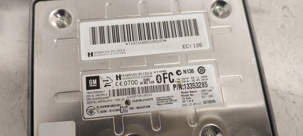 фото №4, Модуль bluetooth opel zafira c 1,6