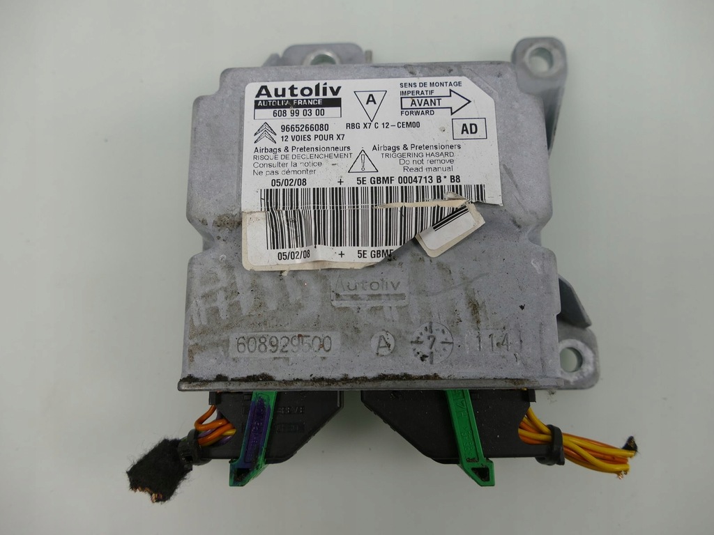 фото №1, Citroen c5 iii модуль подушек powierznych подушка безопасности