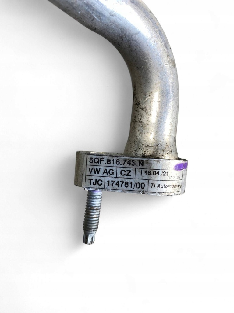 фото №8, Volkswagen tiguan 2021 wąż / шланг кондиціонера a/c 5qf816743n