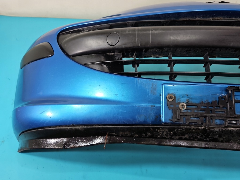фото №10, Бампер перед peugeot 207 06-09 turkusowy kmu