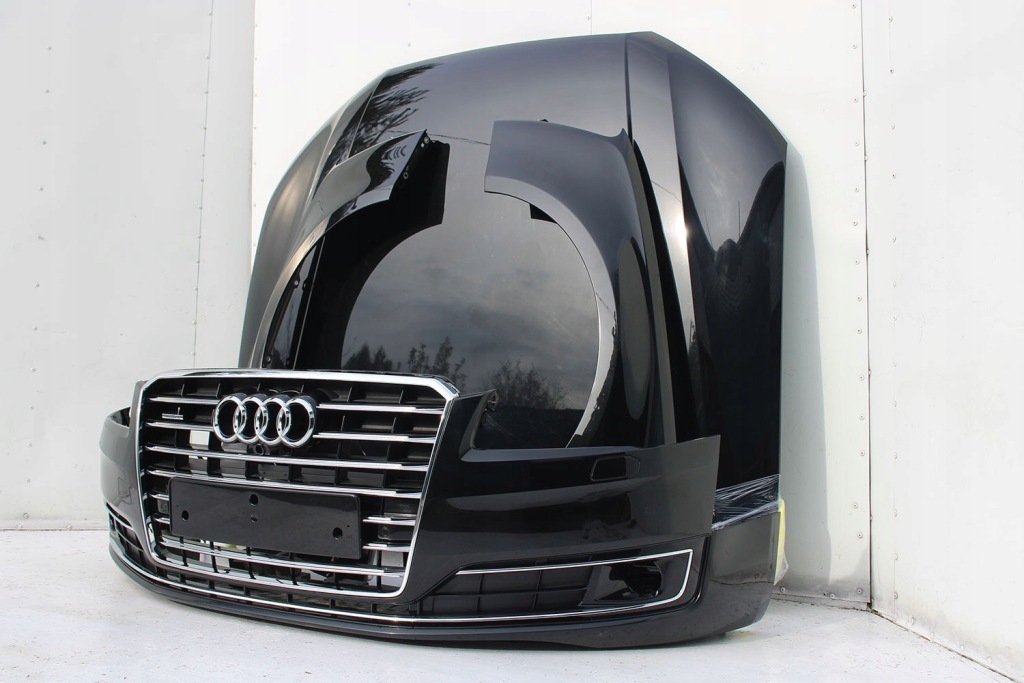 Audi a8 4h рестайлинг  перед matrix капот крылья бампер ремень передний лампы усилитель Цена