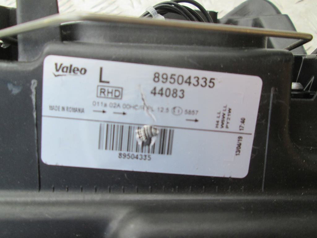 фото №6, Лампа фара лівий vw polo v 5 6r оригінал