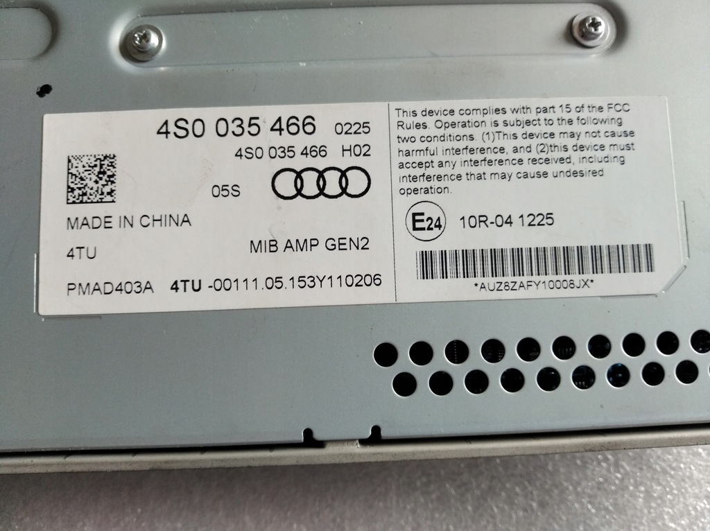 фото №8, 4s0035466 підсилювач аудіо b&o audi r8 2016+