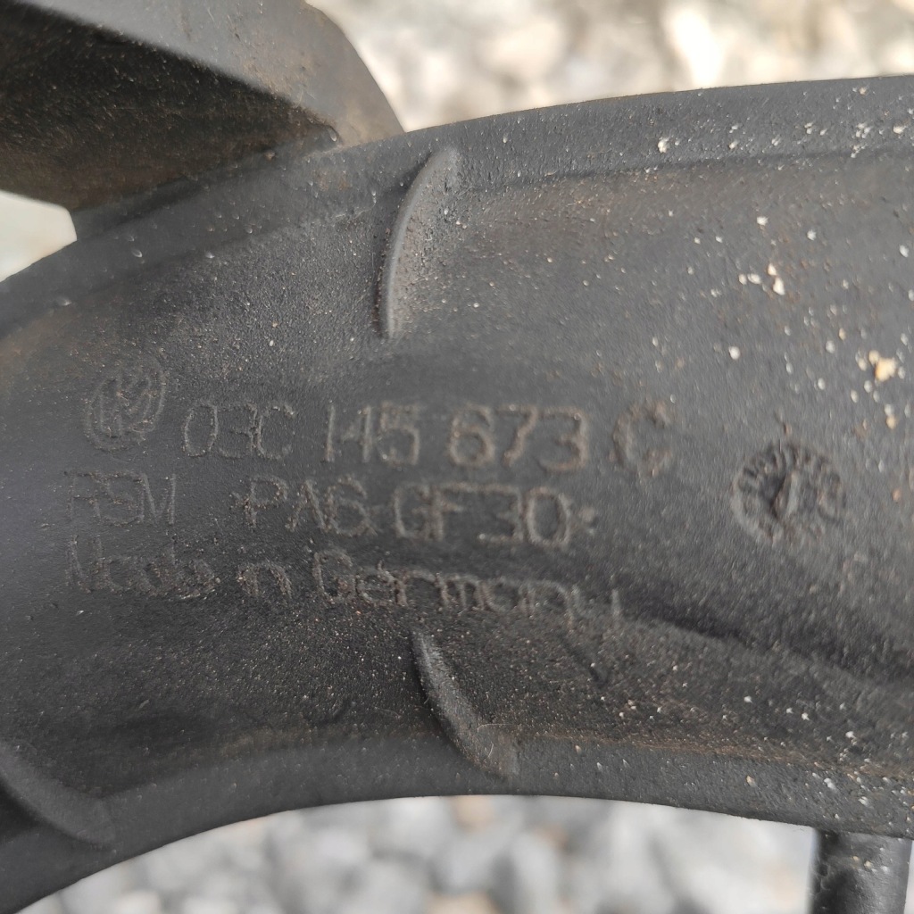 фото №6, Труба шланг vw touran 1.4 tsi 03c145673c