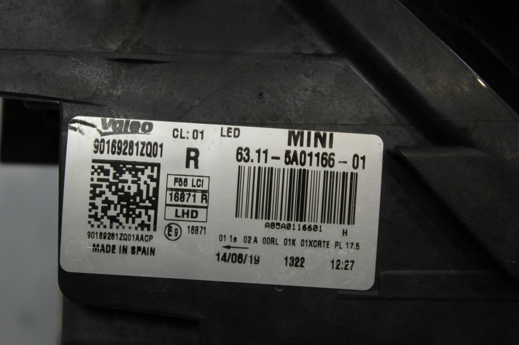 Фара передня правий full led адаптивний mini f54 f55 f56 f57 lci в Україні