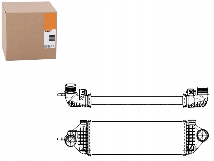 Купить Nrf 30325 радиатор воздуха наддувочный