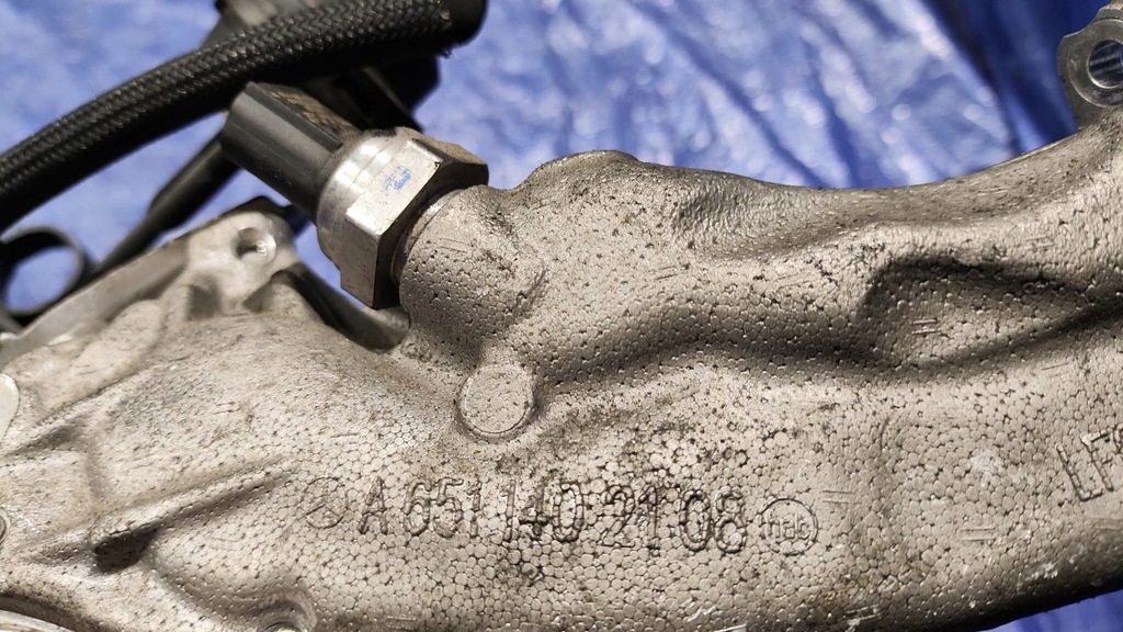 фото №15, Клапан egr kompletny радиатор датчик шланг mercedes w212 2.2 cdi om651