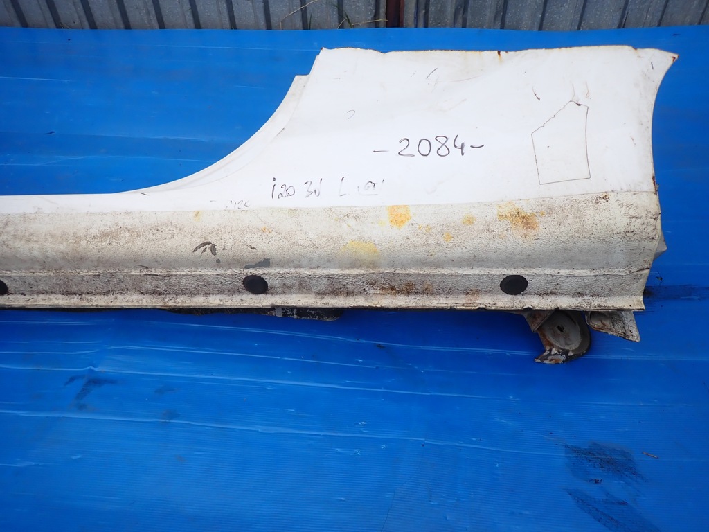 фото №7, Hyundai i20 3d 08-12 порог левый