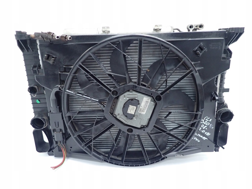 фото №1, Комплект радиатор вентилятор mercedes cls c219 3.0d