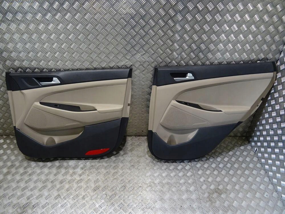 фото №10, Hyundai tucson iii сиденья заднее сиденье кожа обшивки туннель комплект idealny