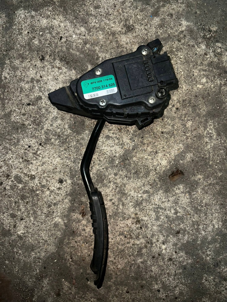 фото №1, Педаль газа потенциометр renault master megane ii 2 7700314525