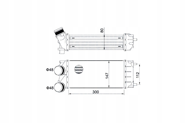 фото №1, Magneti marelli інтеркулер citroen