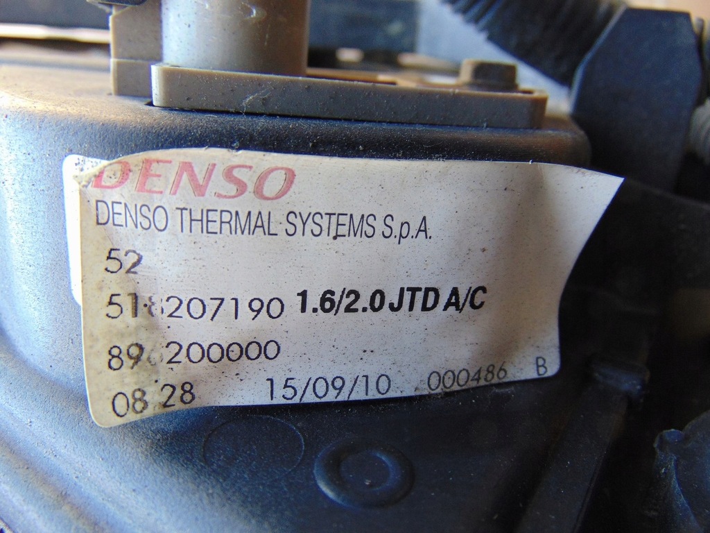 фото №16, Комплект радіатор вентилятор combo d doblo ii 1.6 cdti jtd 518207190