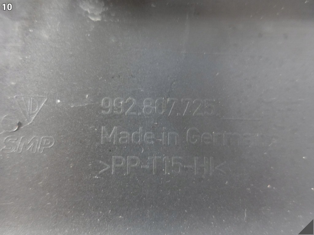 фото №11, Porsche 911 992 turbo s 20- бампер спойлер накладка перед tiefschwarz