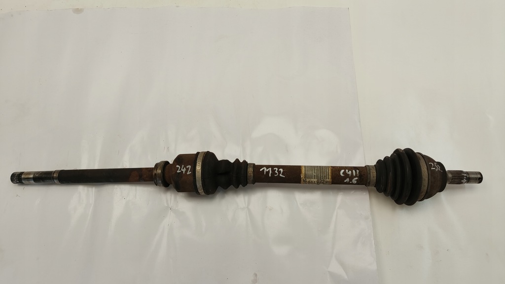 фото №1, Citroen c4 ii 1.6 hdi привідний вал права 9661107280