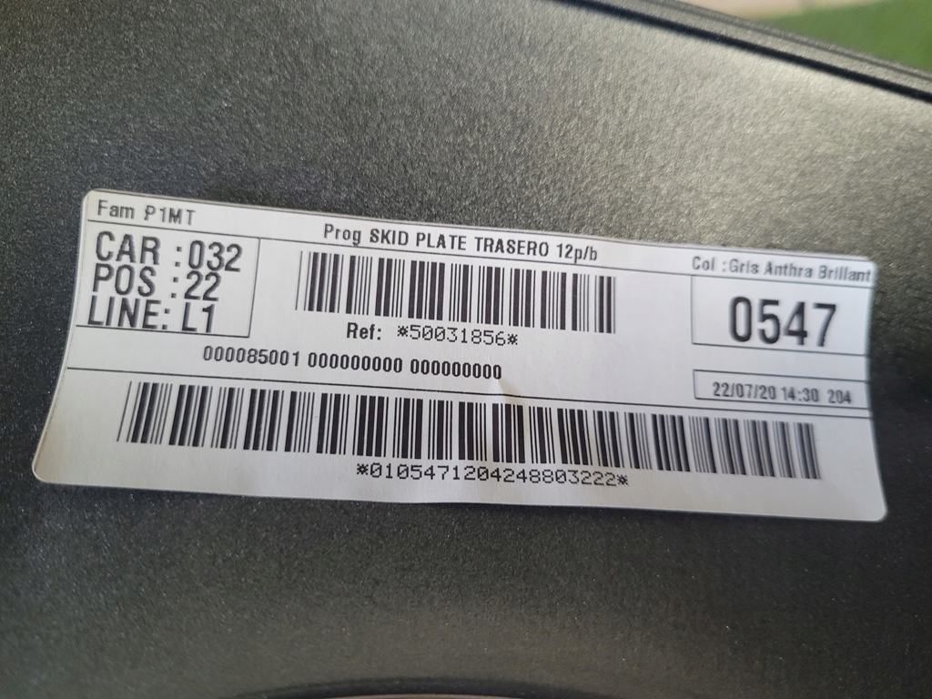 фото №9, Citroen c3 aircross бампер задняя задний dół бампера спойлер 1632595580