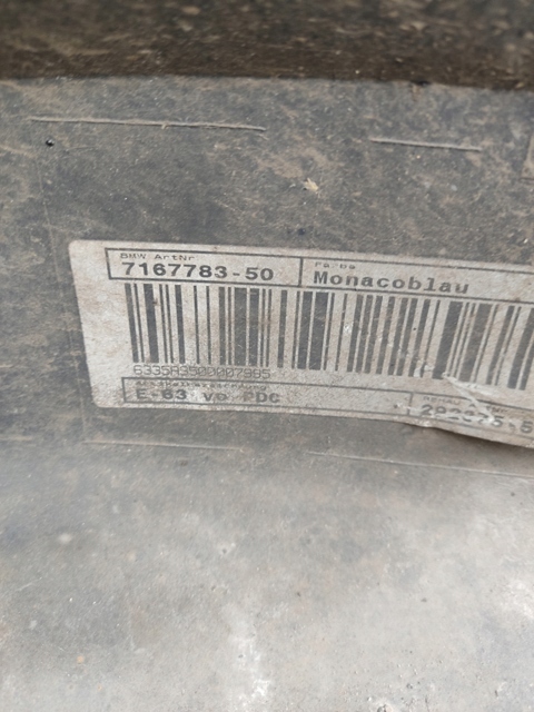 фото №14, Бампер перед передній bmw 6 e63 e64 monacoblau