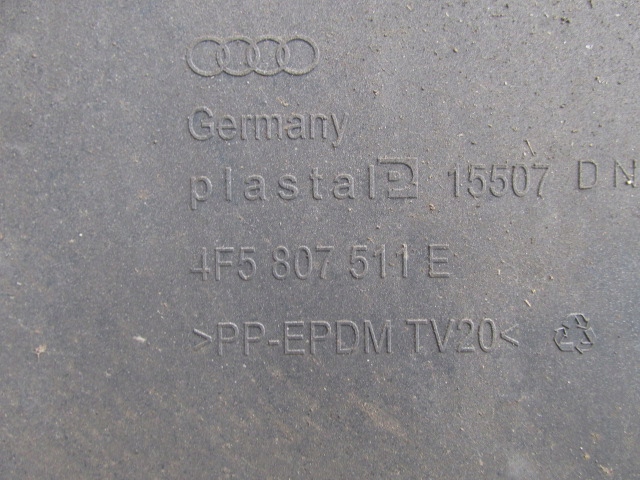 Audi a6 c6 lift 2010r sedan бампер задняя задний lak. lx7w pod dwa выхлопы Оригинал