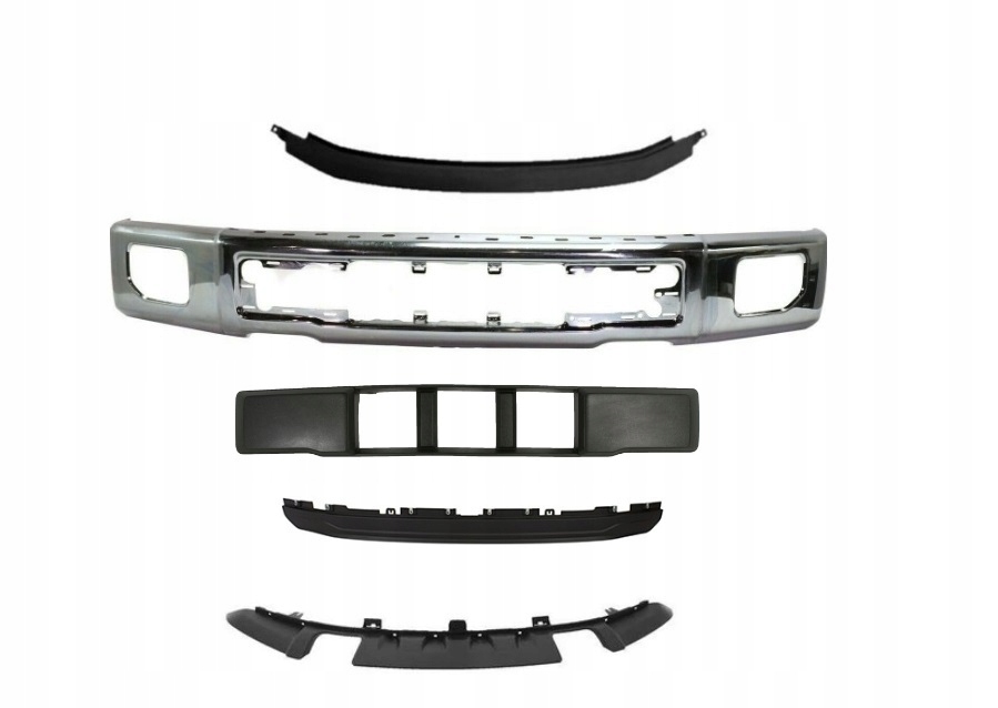 фото №1, Ford f150 15-17 бампер передній хром kompletny