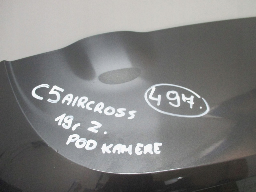 фото №5, Крышка багажника задняя citroen c5 aircross 19r pod камера