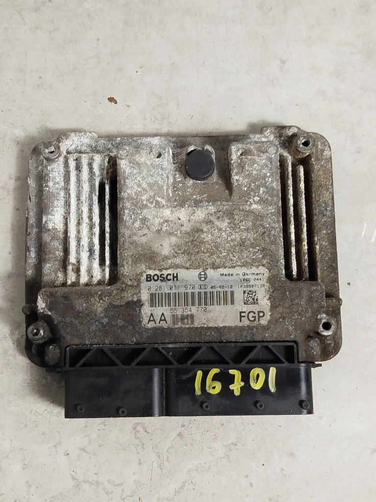 фото №1, Блок управления двигателя opel astra h 55354770
