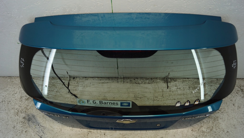 фото №8, Крышка багажника багажника chevrolet aveo t250 487 6e