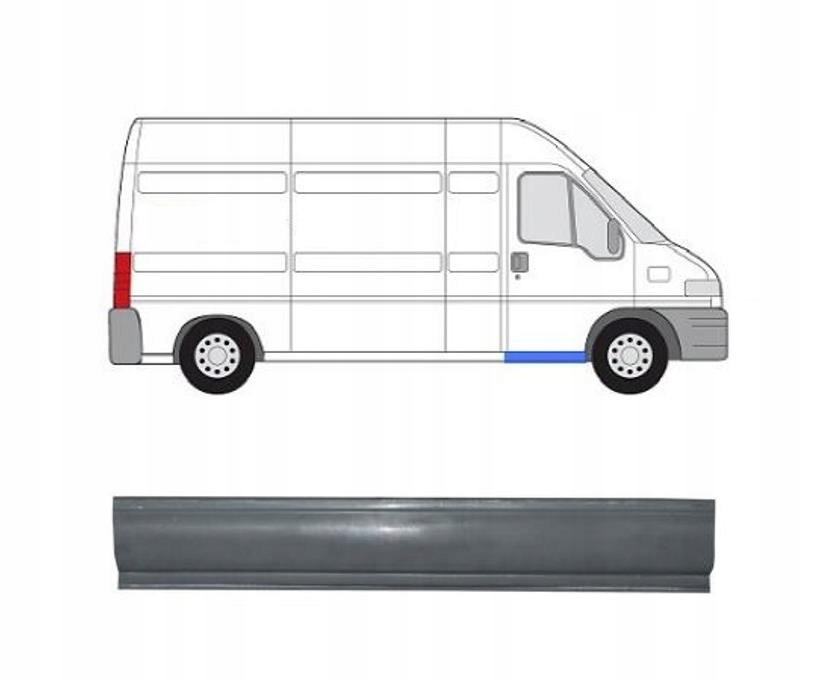 Купити Поріг до fiat ducato 2002-2006 2092042 права