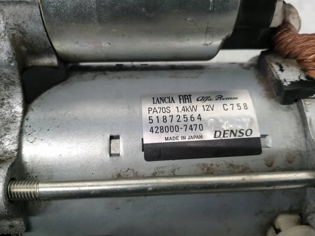 Стартер fiat 500 2 51872564 428000-7470 denso 0.9 Недорого