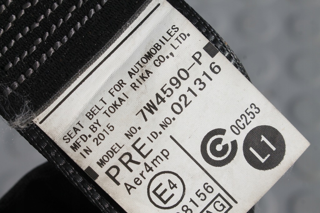 фото №4, Pas безопасности левый перед toyota prius iii lift 12-15