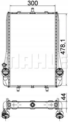 фото №3, Радіатор wody cr 1396 000p mahle