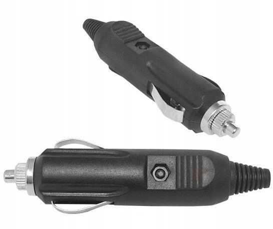 фото №1, Штекер штекер прикурювача 12/24v euro na кабель з запобіжник 5a
