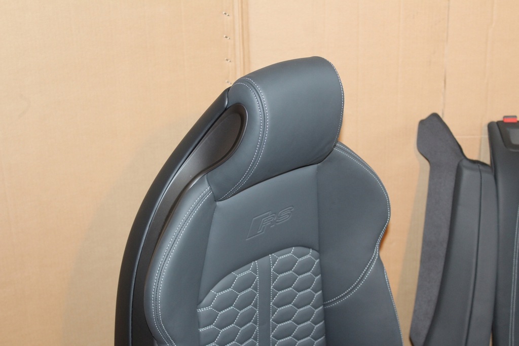 фото №10, Сидіння комплект шкіра audi a4 rs4 8w b9 lift