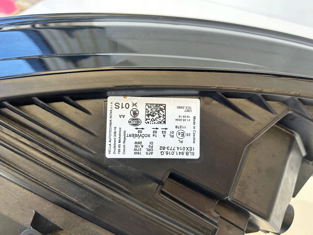 фото №6, Skoda enyaq iv 5lb лампа правая перед 5lb941016 g оригинал