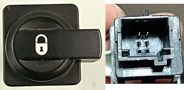 фото №1, Citroen c4 i 10 r переключатель замка центрального