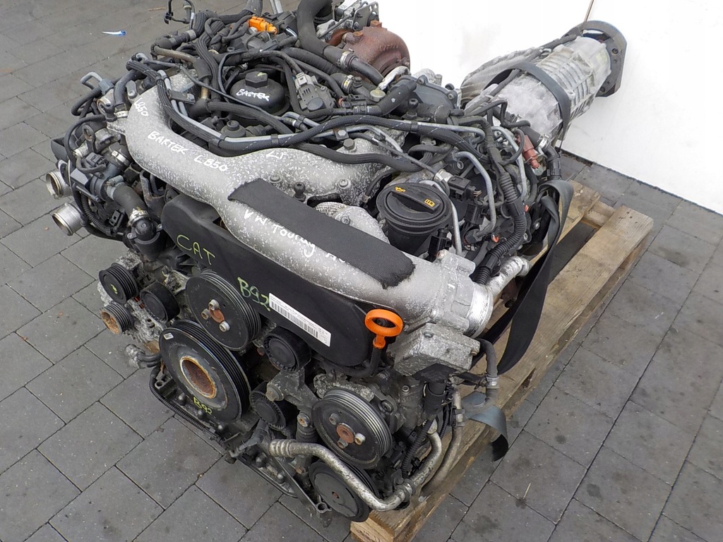 фото №9, Vw touareg 09r 3.0 tdi двигатель cat kompletny