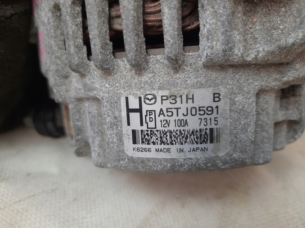 фото №8, Mazda 3 6 cx5 cx3 13-18 генератор usa a5tj0591