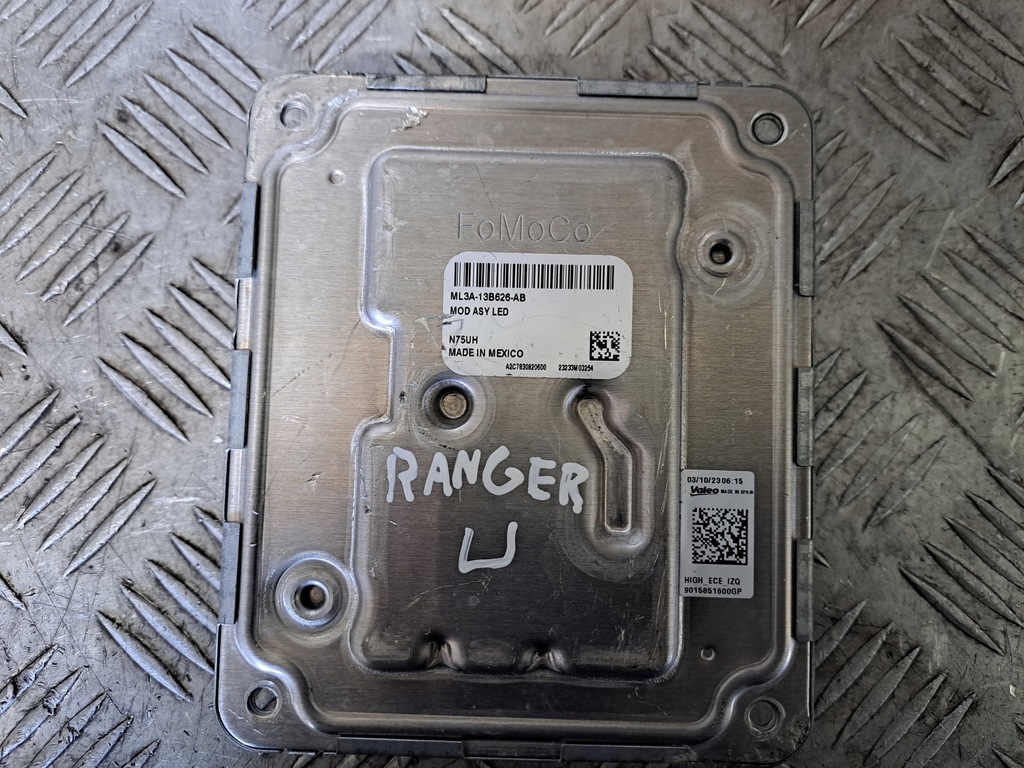 фото №3, Ford ranger 3 2023 r преобразователь модуль led лампы перед ml3a-13b626-ab
