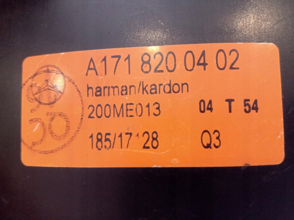 фото №4, Динамик высокочастотный w дверь mercedes slk r171