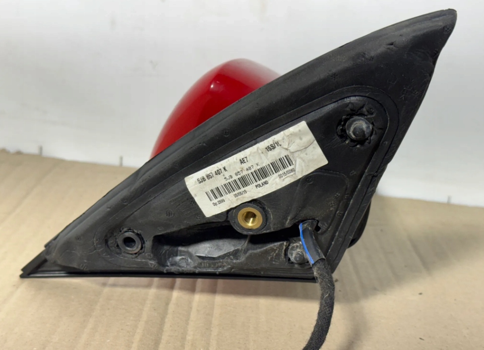 фото №6, Зеркало левая skoda rapid ii 6pin 5jb857407k