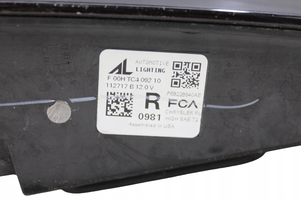 фото №8, Chrysler pacifica 17- лампа правая задняя w крышка