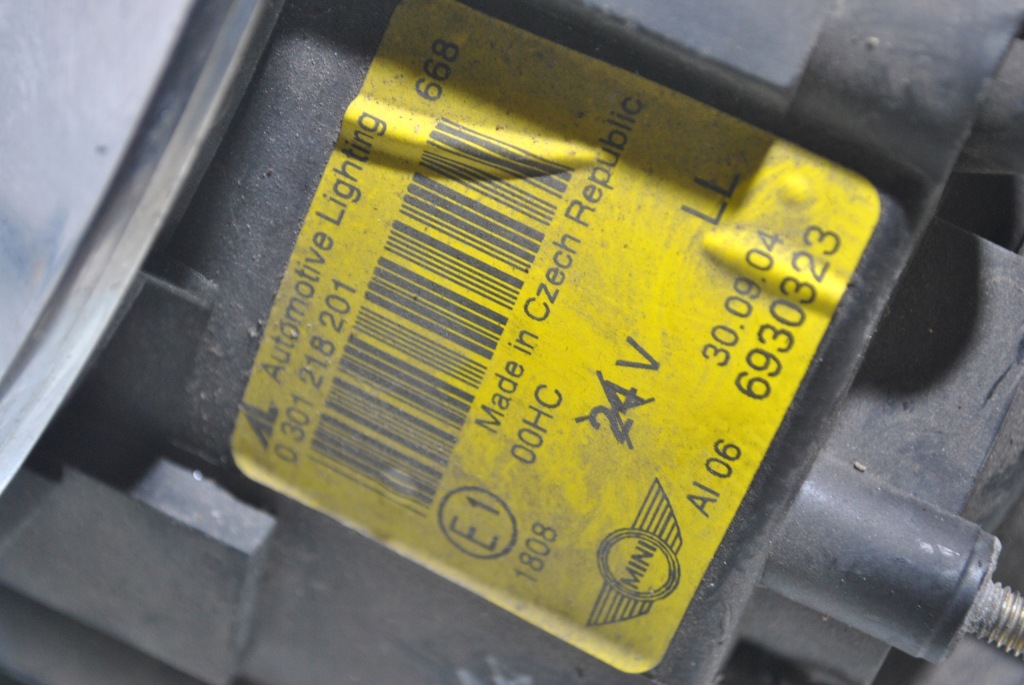 Лампа лівий правий перед mini cooper r50 lift 0301218201 Доставка