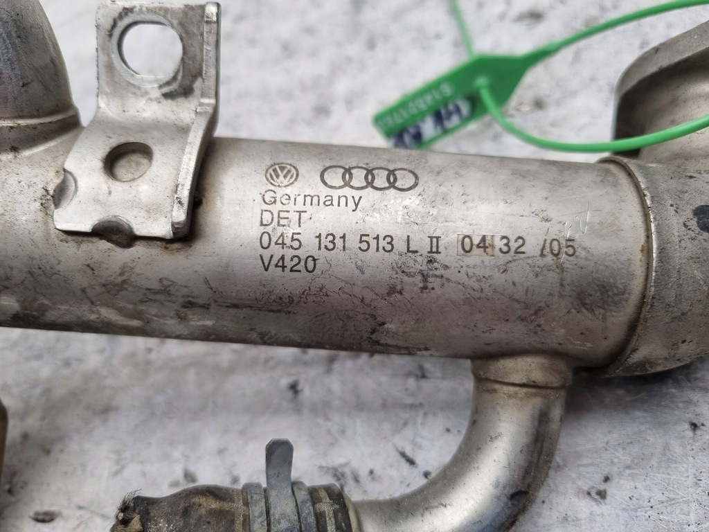 фото №6, Радиатор выхлопных газов 045131513l vw polo iv fox fabia i ibiza iii 1.4 tdi