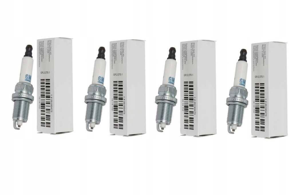 фото №1, 4 szt свеча зажигания оригинал opel adam mokka zafira corsa d e astra j h